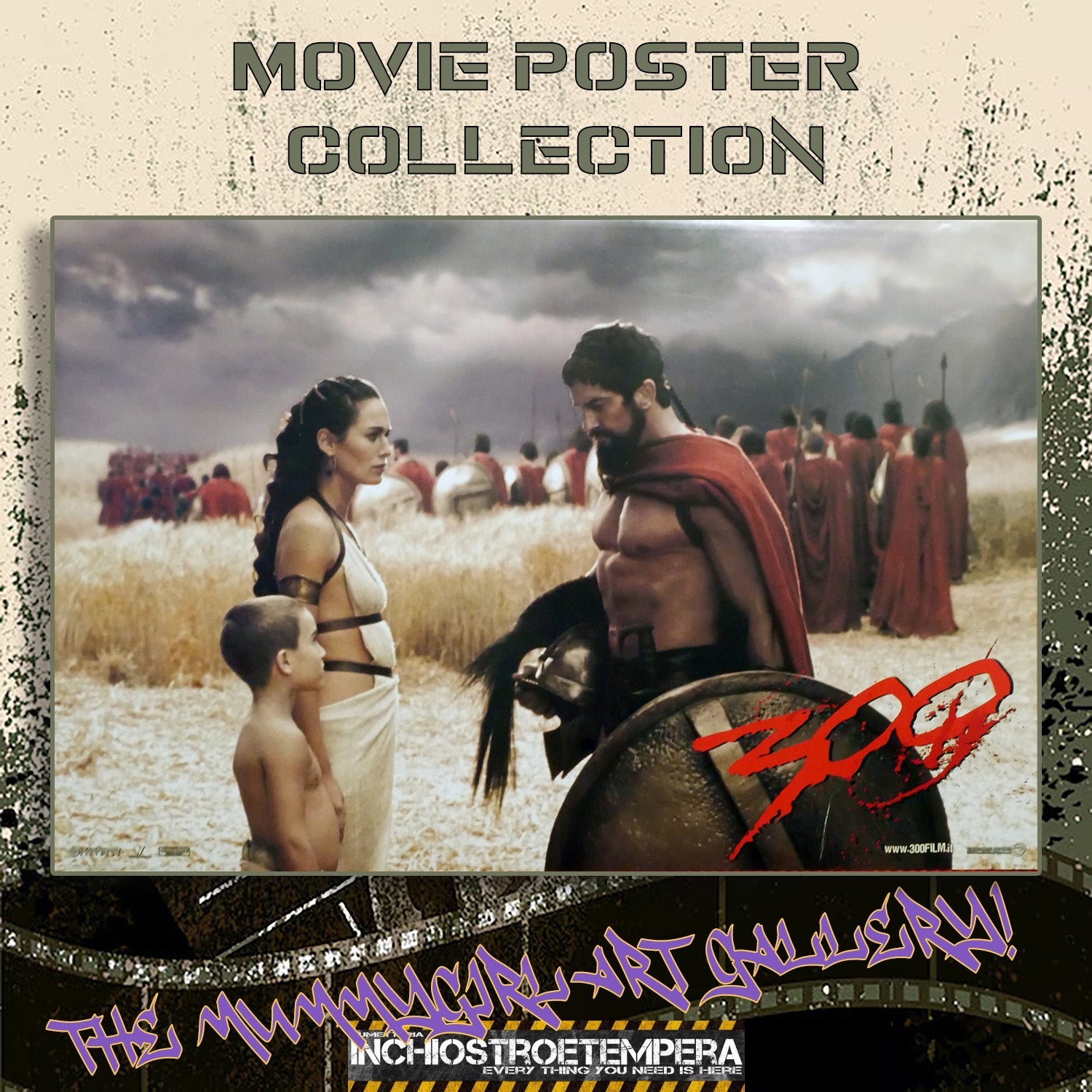 Frank Miller: 300 | Fotobusta Originale (set di 4)