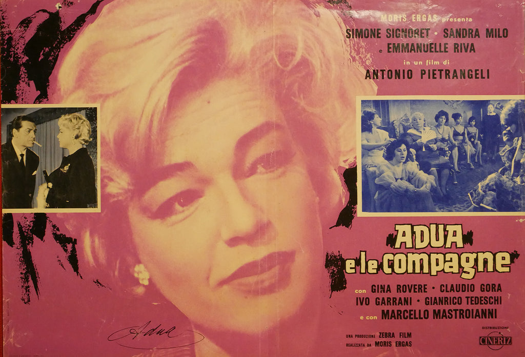 Simone Signoret: Adua e le compagne | Fotobusta Originale (set di 4)