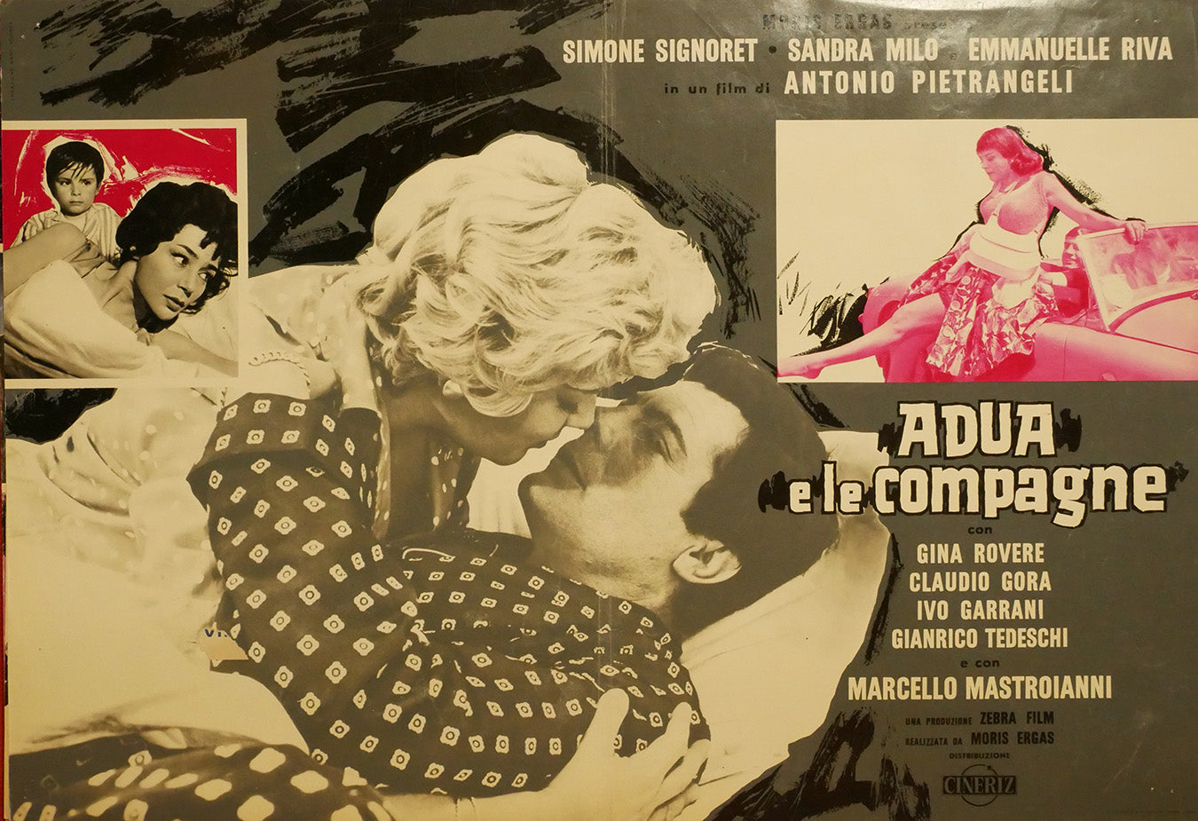 Simone Signoret: Adua e le compagne | Fotobusta Originale (set di 4)