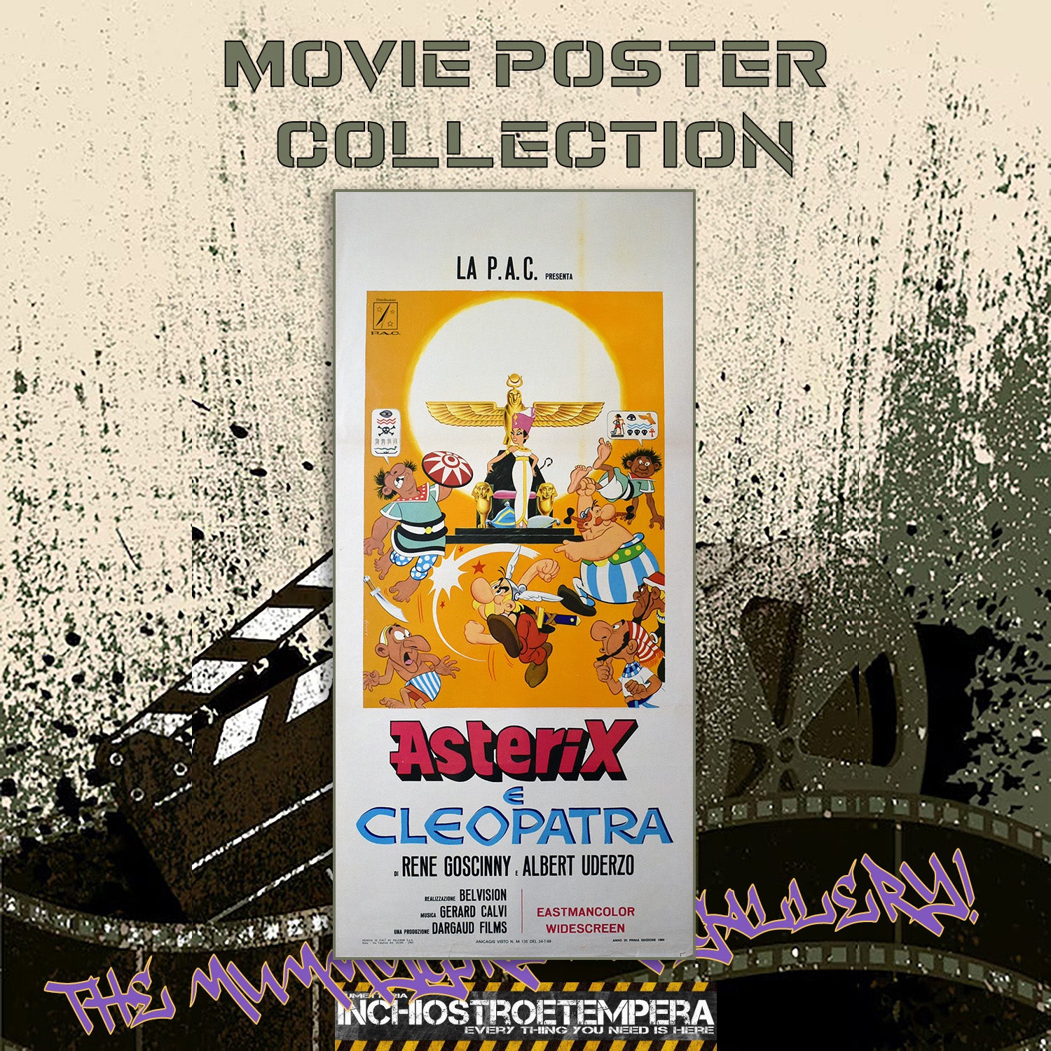 Goscinny & Uderzo: Asterix e Cleopatra | Locandina Originale