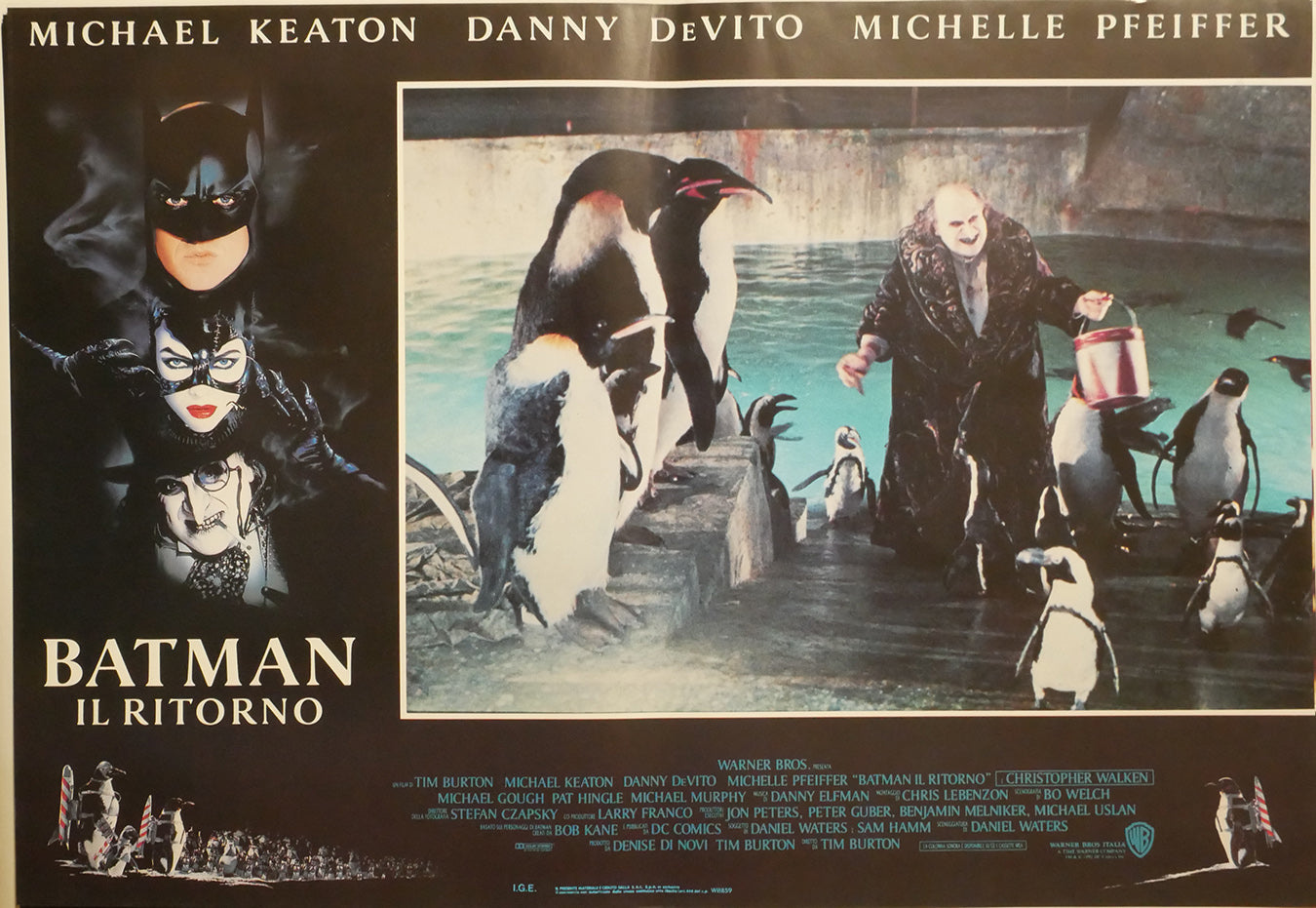 Tim Burton: Batman - Il ritorno | Fotobusta Originale (set di 6)
