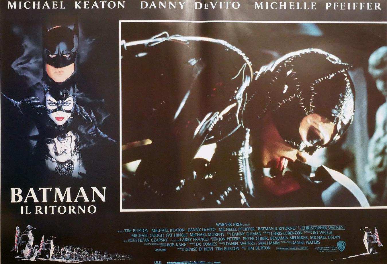 Tim Burton: Batman - Il ritorno | Fotobusta Originale (set di 6)