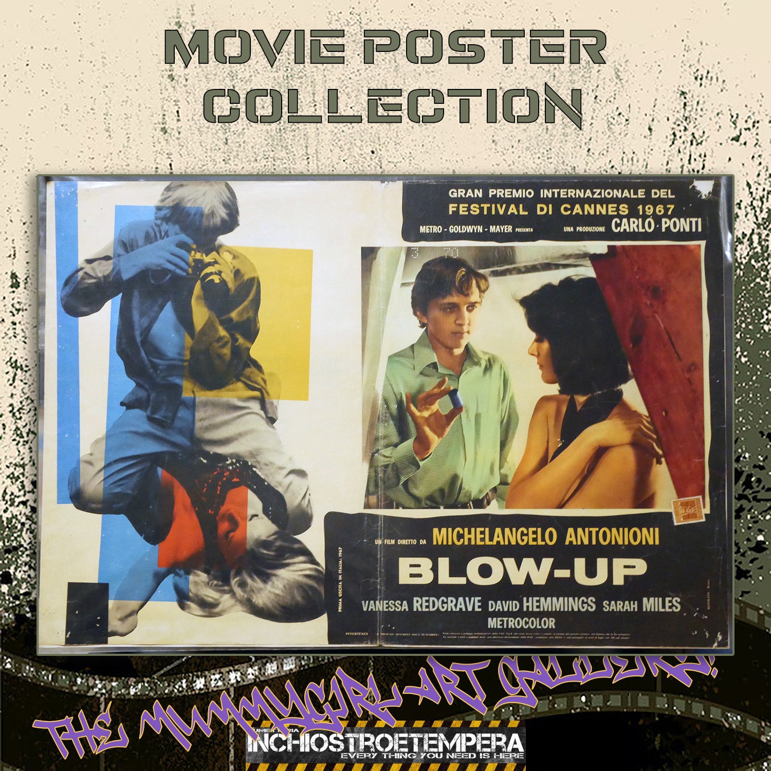 Michelangelo Antonioni: Blow-Up | Fotobusta Originale Cinema