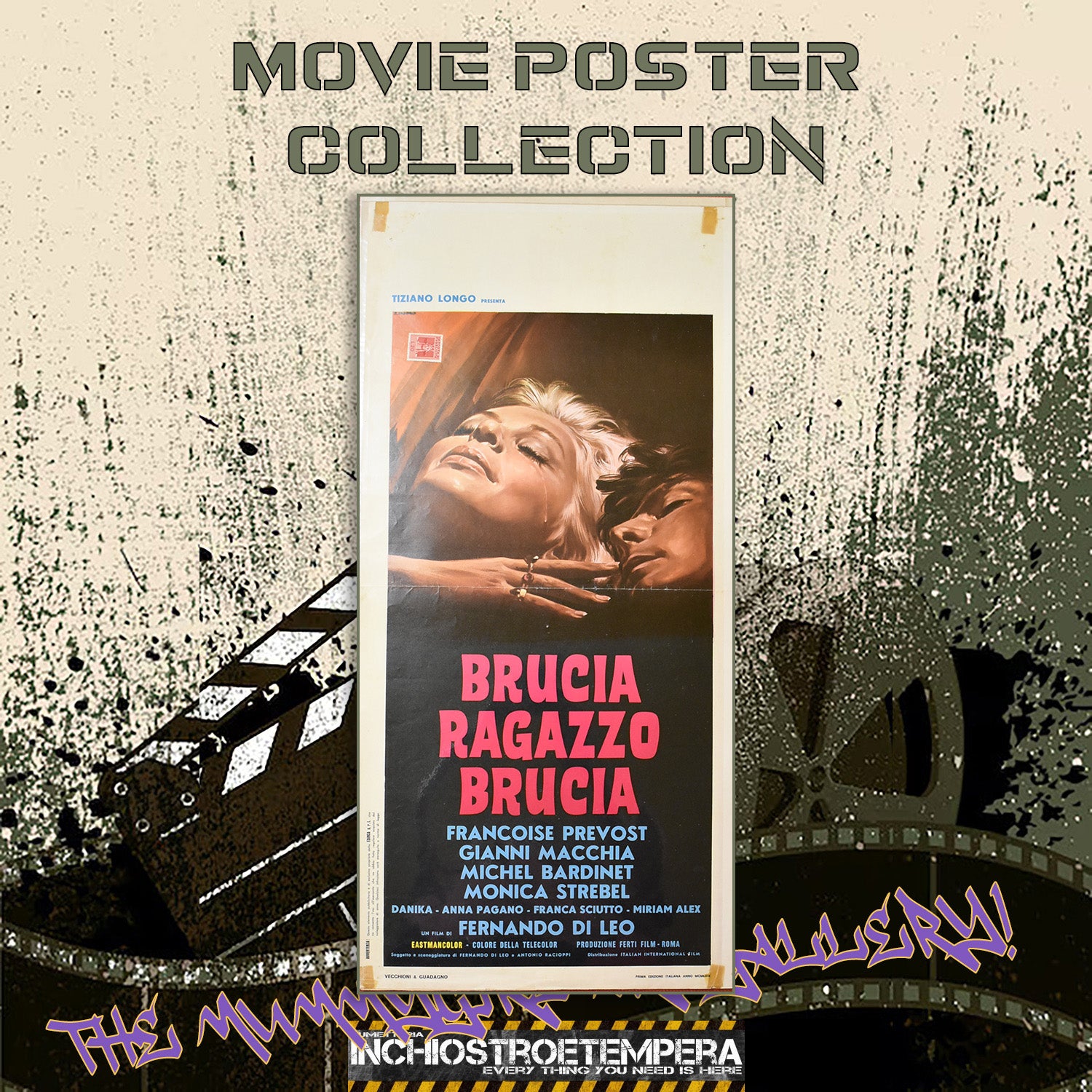 Brucia ragazzo, brucia | Locandina Originale