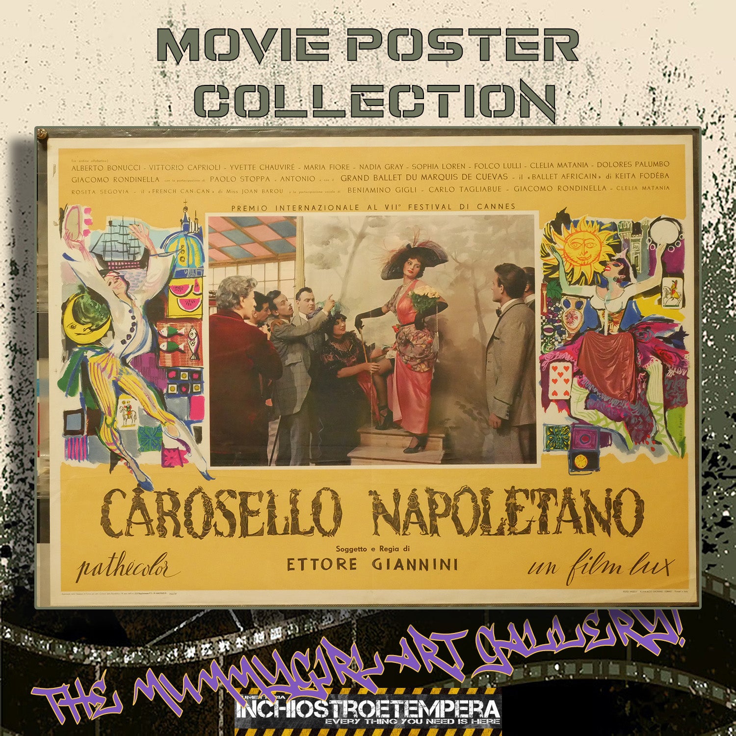 Sophia Loren: Carosello napoletano | Fotobusta Cinema Originale (Set di 2)