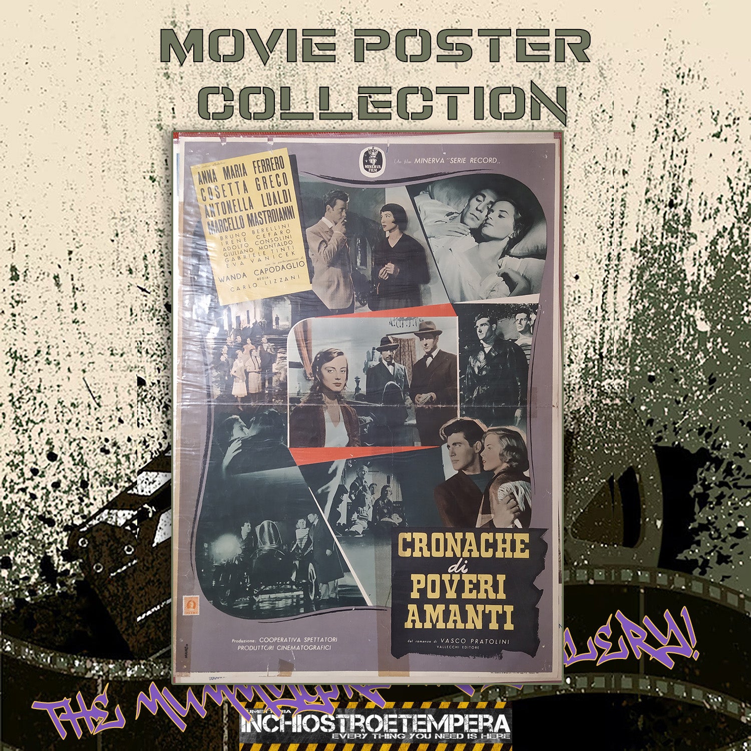 Cronache di poveri amanti | Manifesto Cinema Originale (50x70)