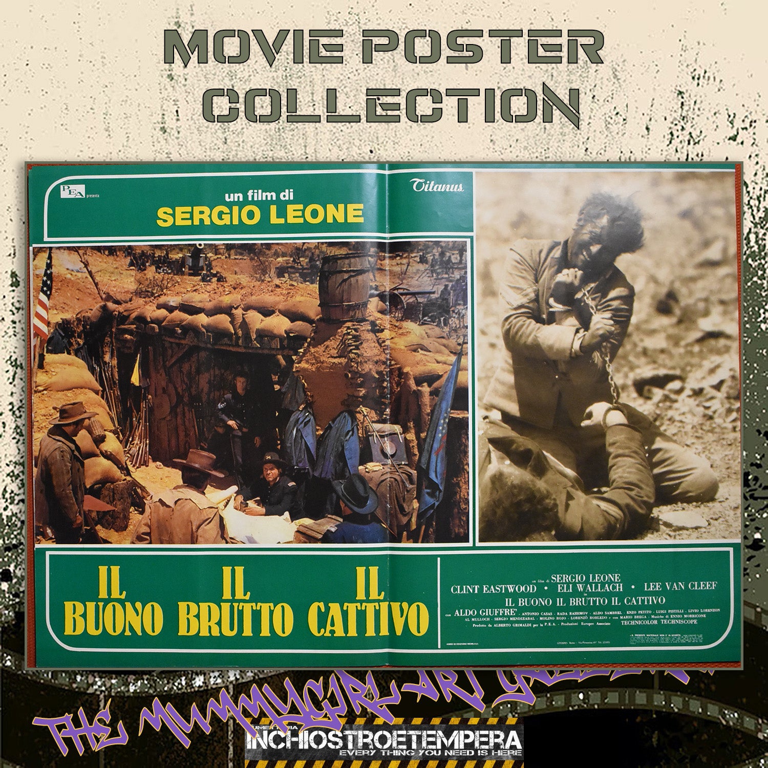 Sergio Leone: Il buono, il brutto, il cattivo | Fotobusta Originale # 3