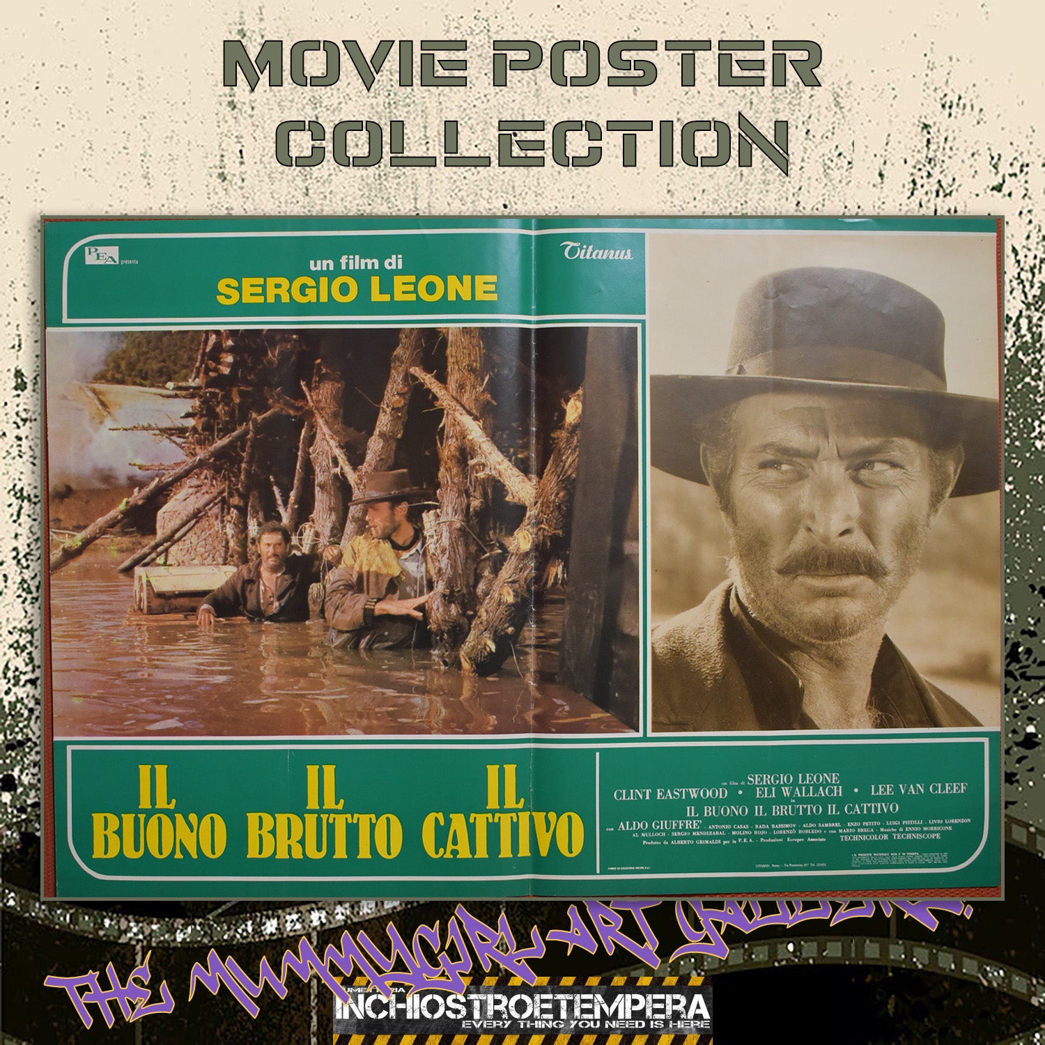 Sergio Leone: Il buono, il brutto, il cattivo | Fotobusta Originale