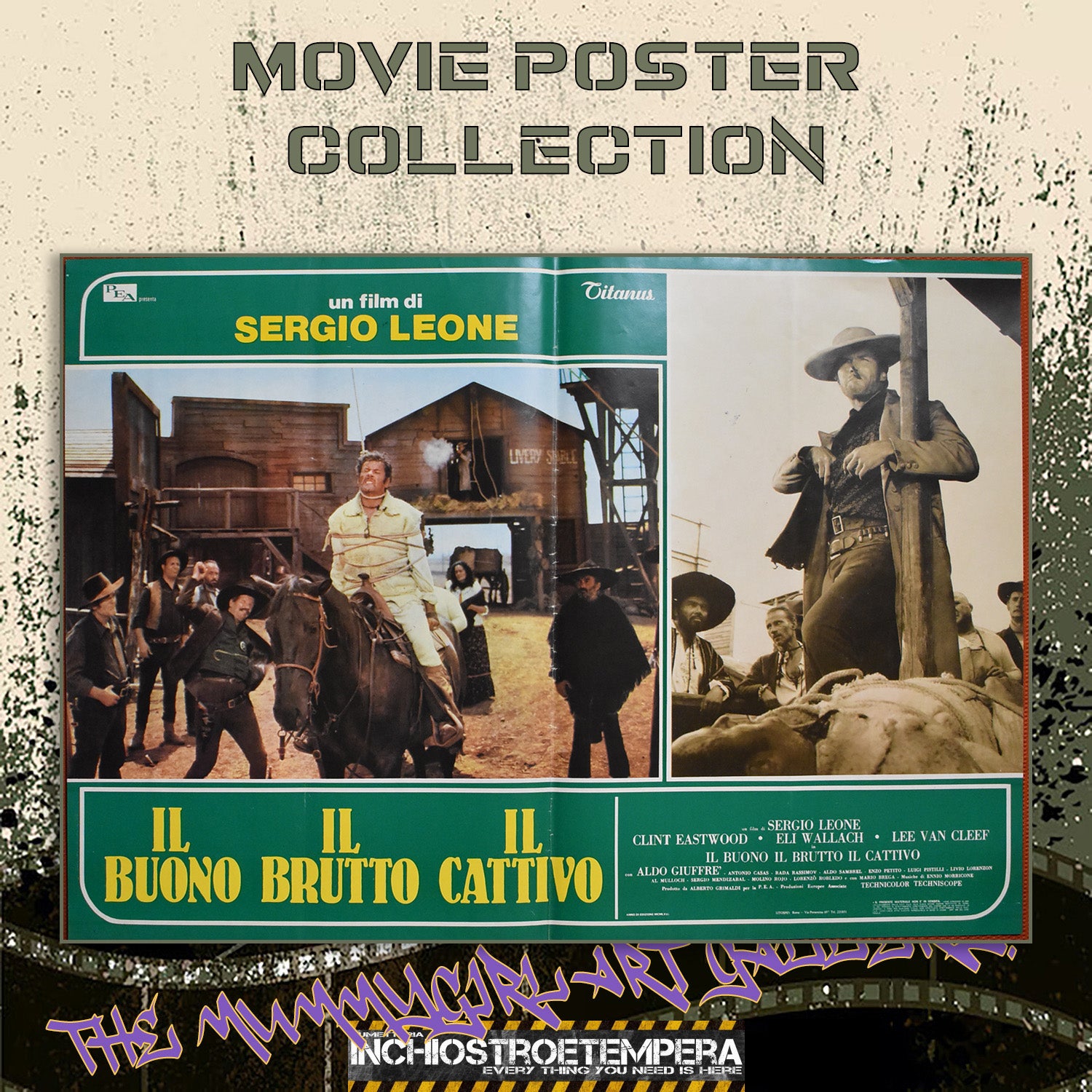 Sergio Leone: Il buono, il brutto, il cattivo | Fotobusta Originale # 2