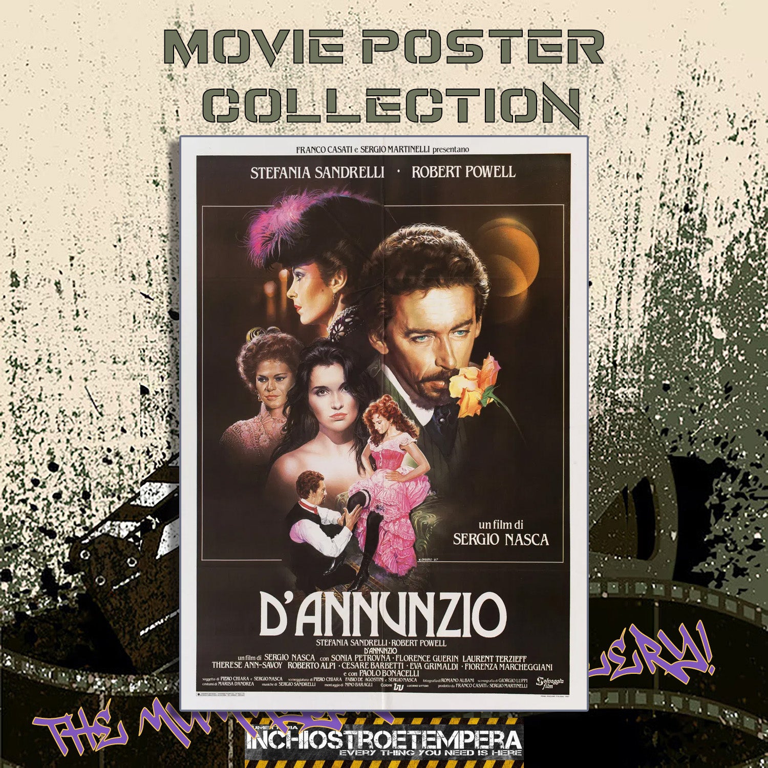 D'Annunzio | Manifesto 2 Fogli Originale