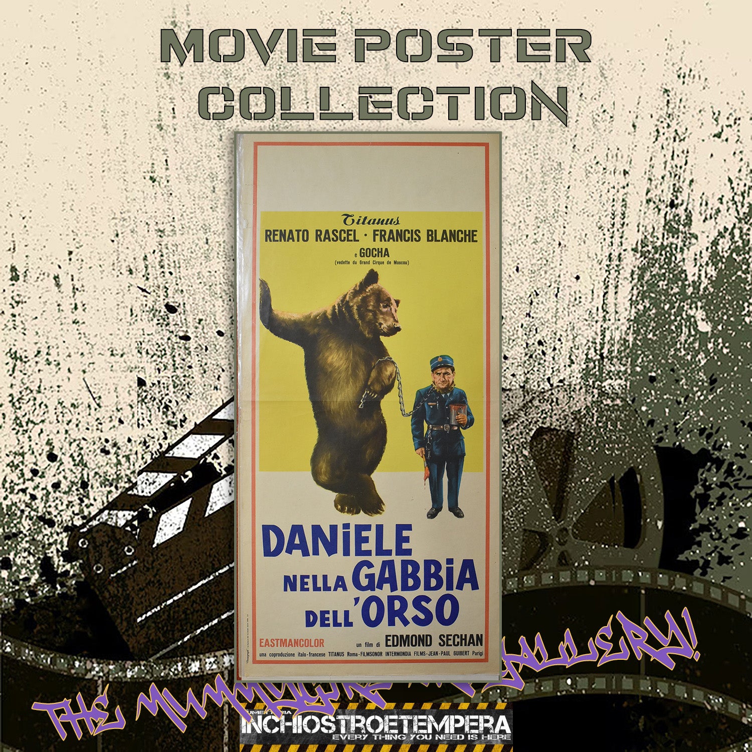 Daniele nella gabbia dell'orso | Locandina Originale