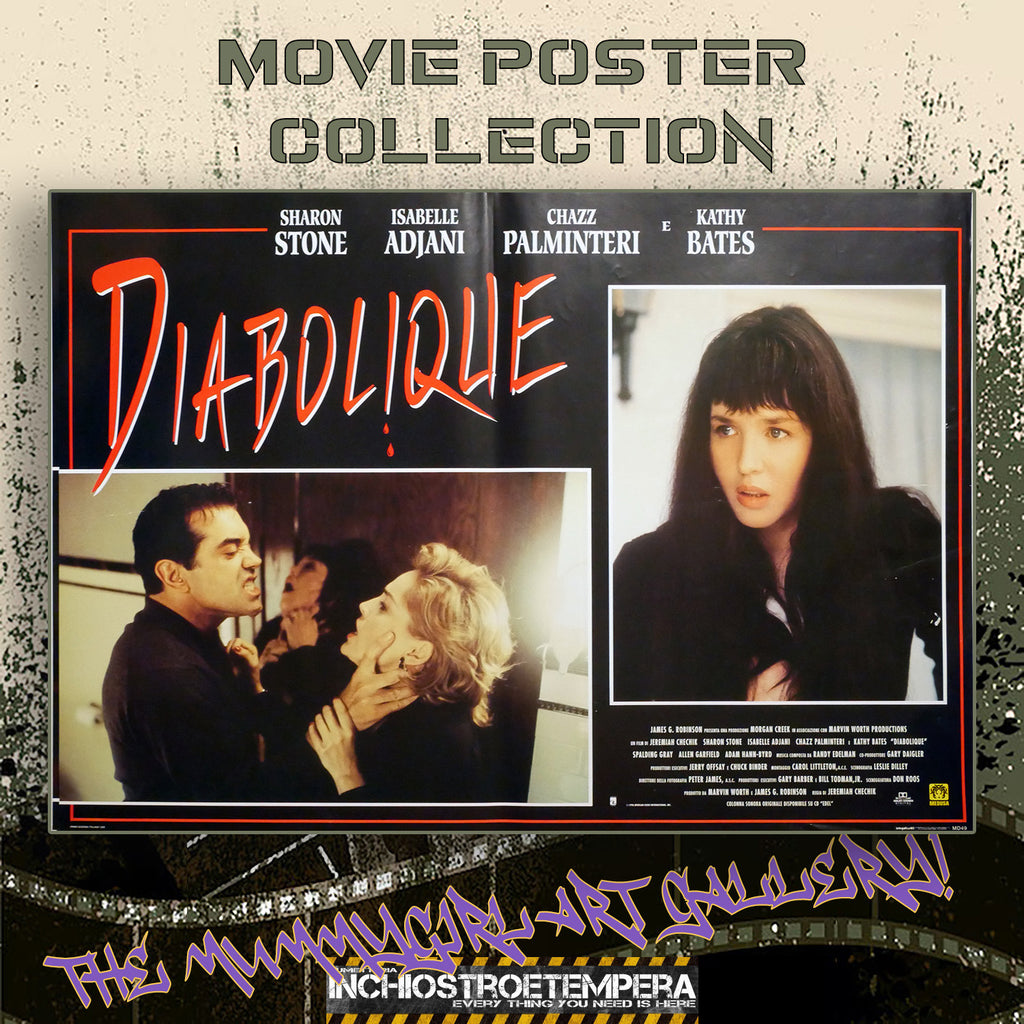 Sharon Stone, Isabelle Adjani: Diabolique | Fotobusta Originale (set di 6)