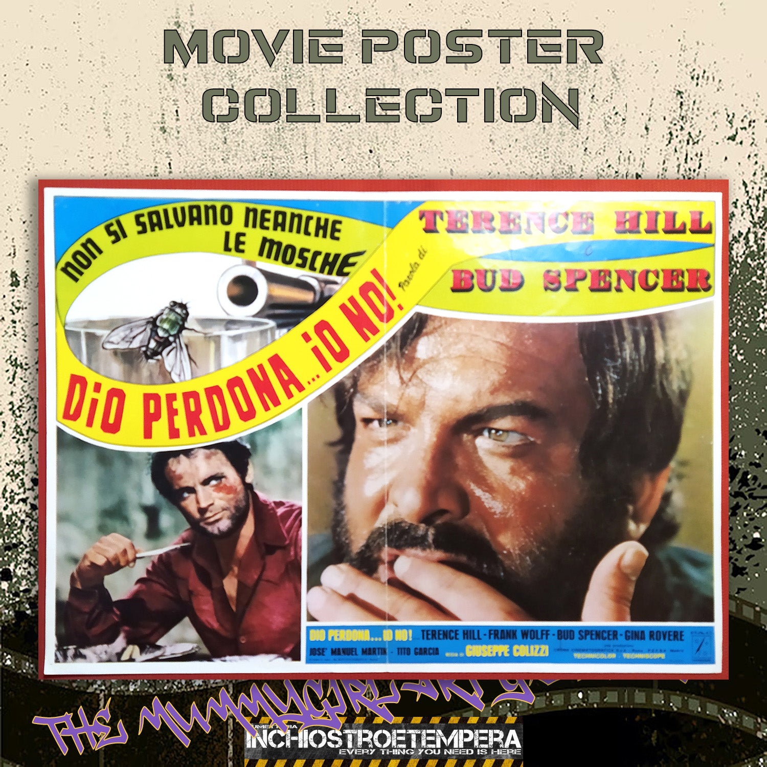 Bud Spencer & Terence Hill: Dio perdona... io no! | Fotobusta Originale Cinema (set di 2)