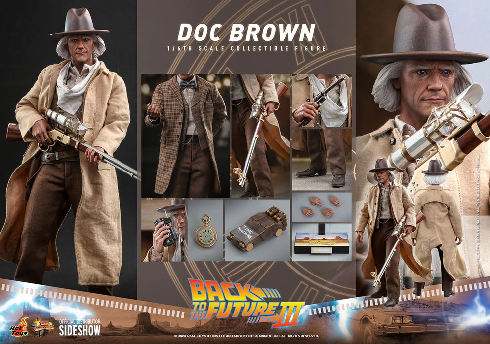 Hot Toys | Back To The Future III Movie Masterpiece – Doc Brown 12″ Figure