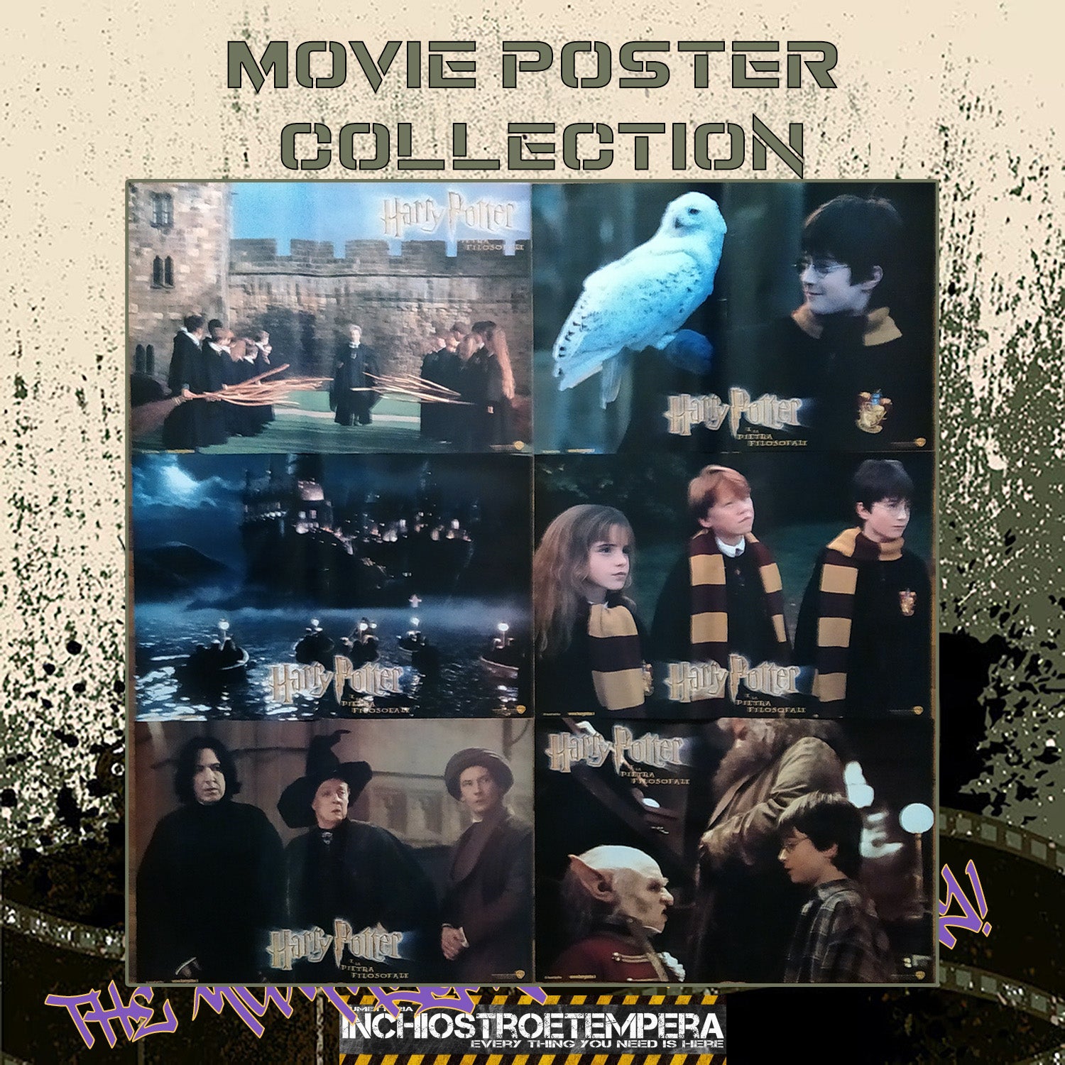 Harry Potter e la pietra filosofale | Set 6 Soggetti Fotobusta