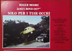 Agente 007 - Solo per i tuoi occhi | Fotobusta Cinema Originale (Set di 3)
