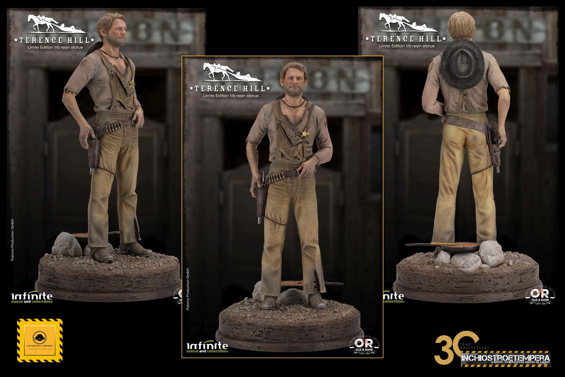 Infinite Statue | Terence Hill as Trinità OLD&RARE Series 1/6 Statue
