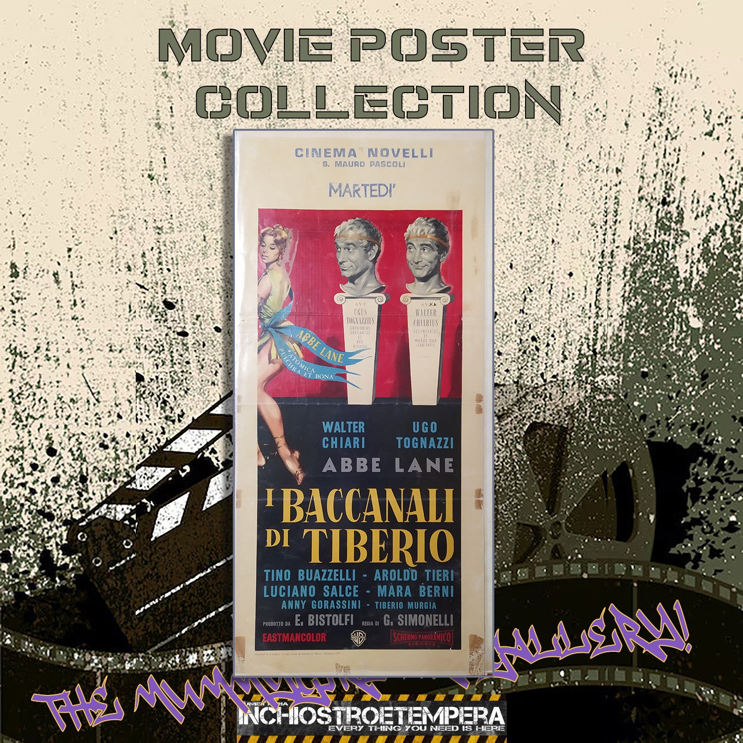 I baccanali di Tiberio | Locandina Originale