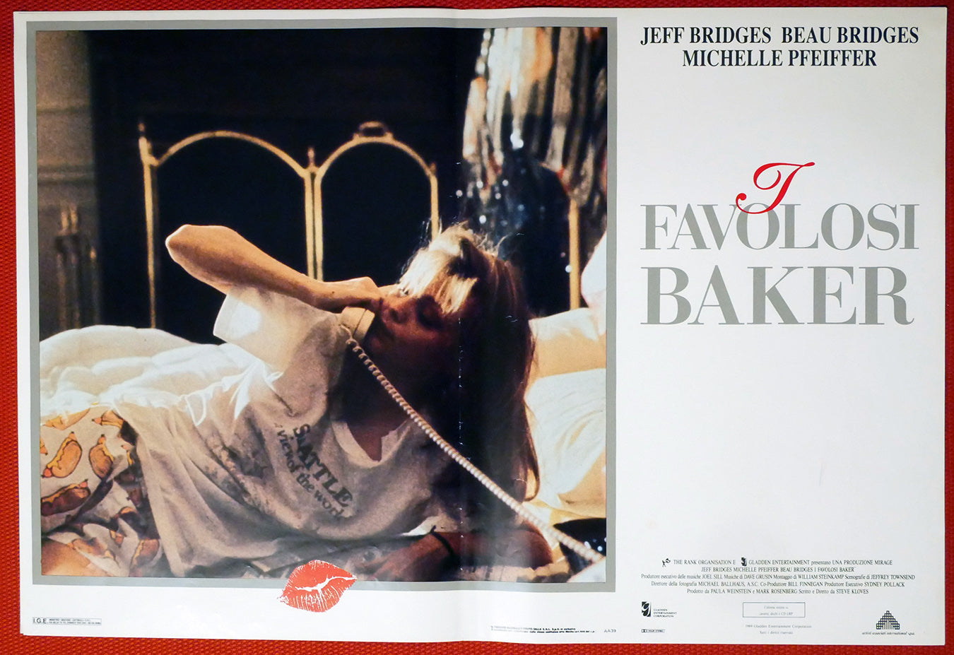 Michelle Pfeiffer: I favolosi Baker | Fotobusta Originale (set di 6)