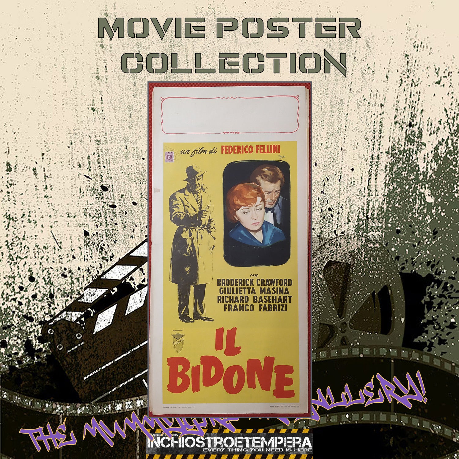 Feferico Fellini: Il bidone | Locandina Originale