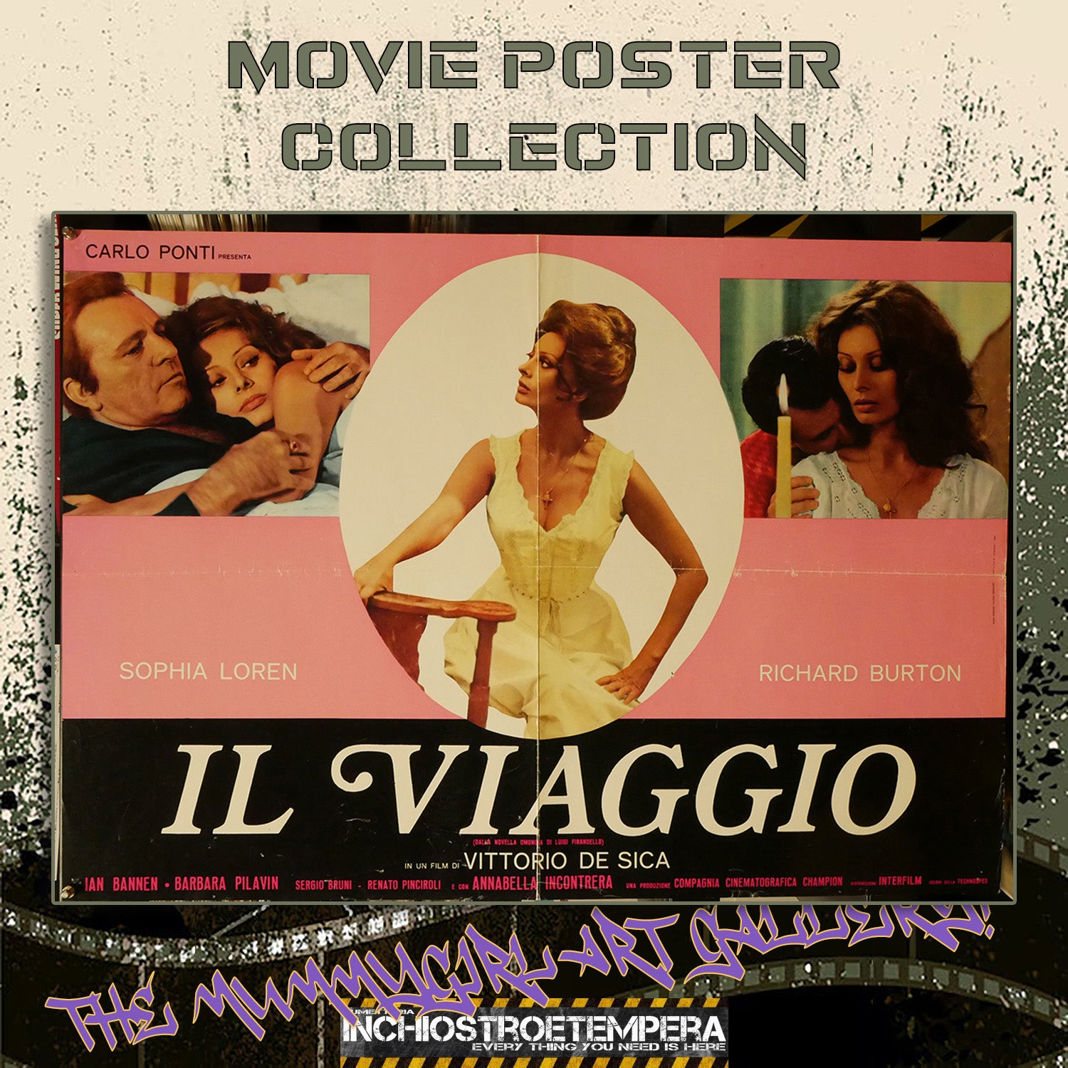 Sophia Loren: Il viaggio | Soggettone Originale (100x70)