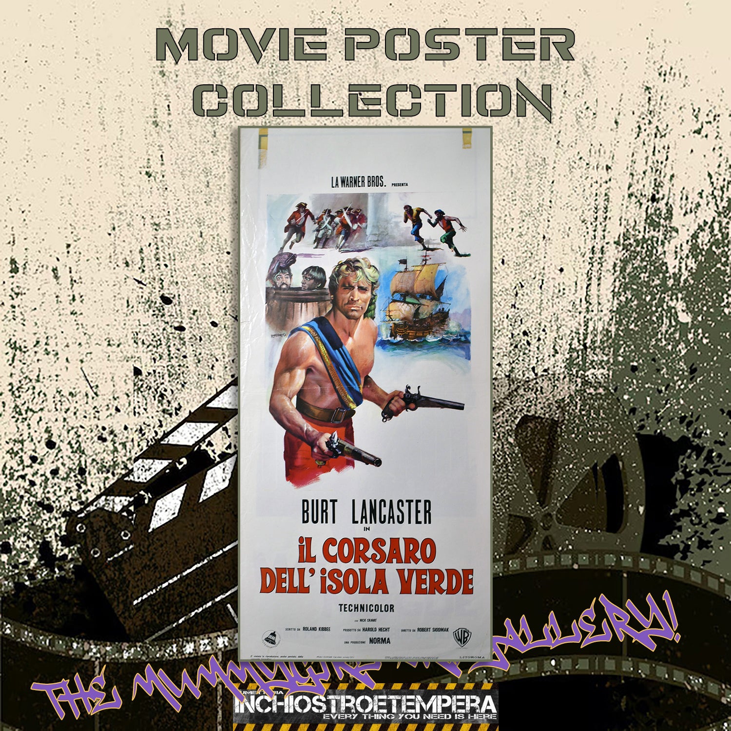 Burt Lancaster: Il corsaro dell'isola verde | Locandina Originale