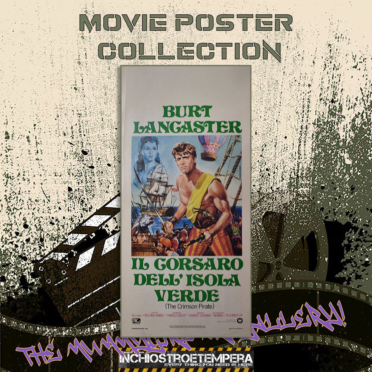 Burt Lancaster: Il corsaro dell'isola verde | Locandina Originale