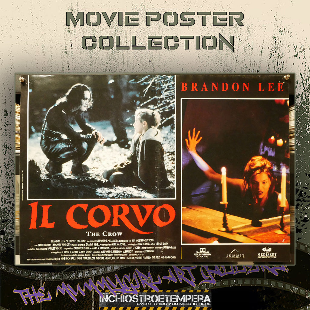 Brandon Lee: Il Corvo | Fotobusta Originale (set di 4)