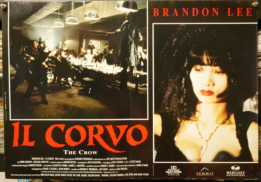 Brandon Lee: Il Corvo | Fotobusta Originale (set di 4)