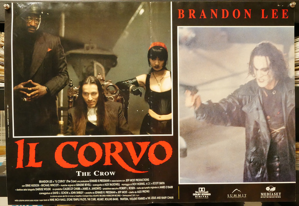 Brandon Lee: Il Corvo | Fotobusta Originale (set di 4)