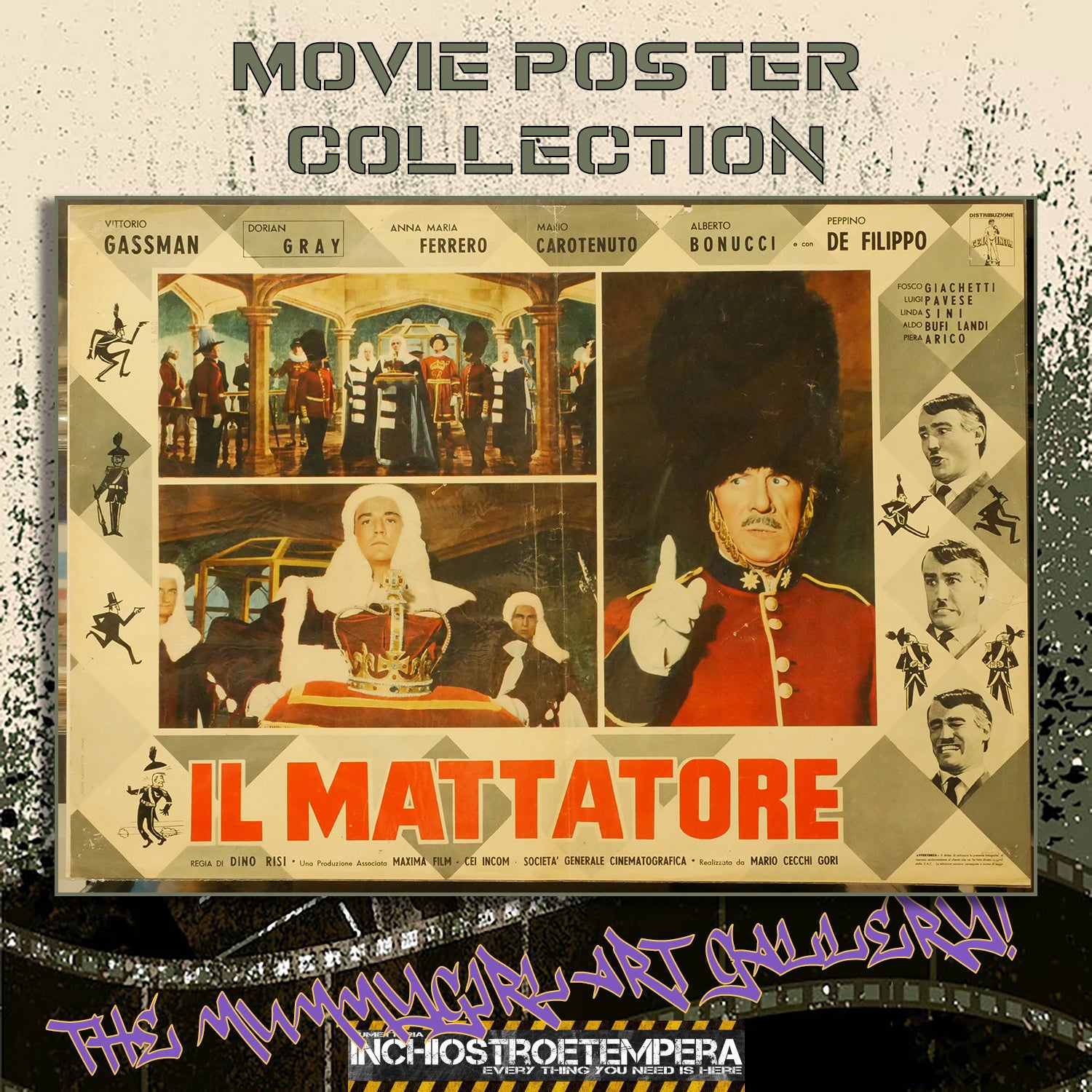 Il mattatore | Fotobusta Cinema Originale (Set di 2)