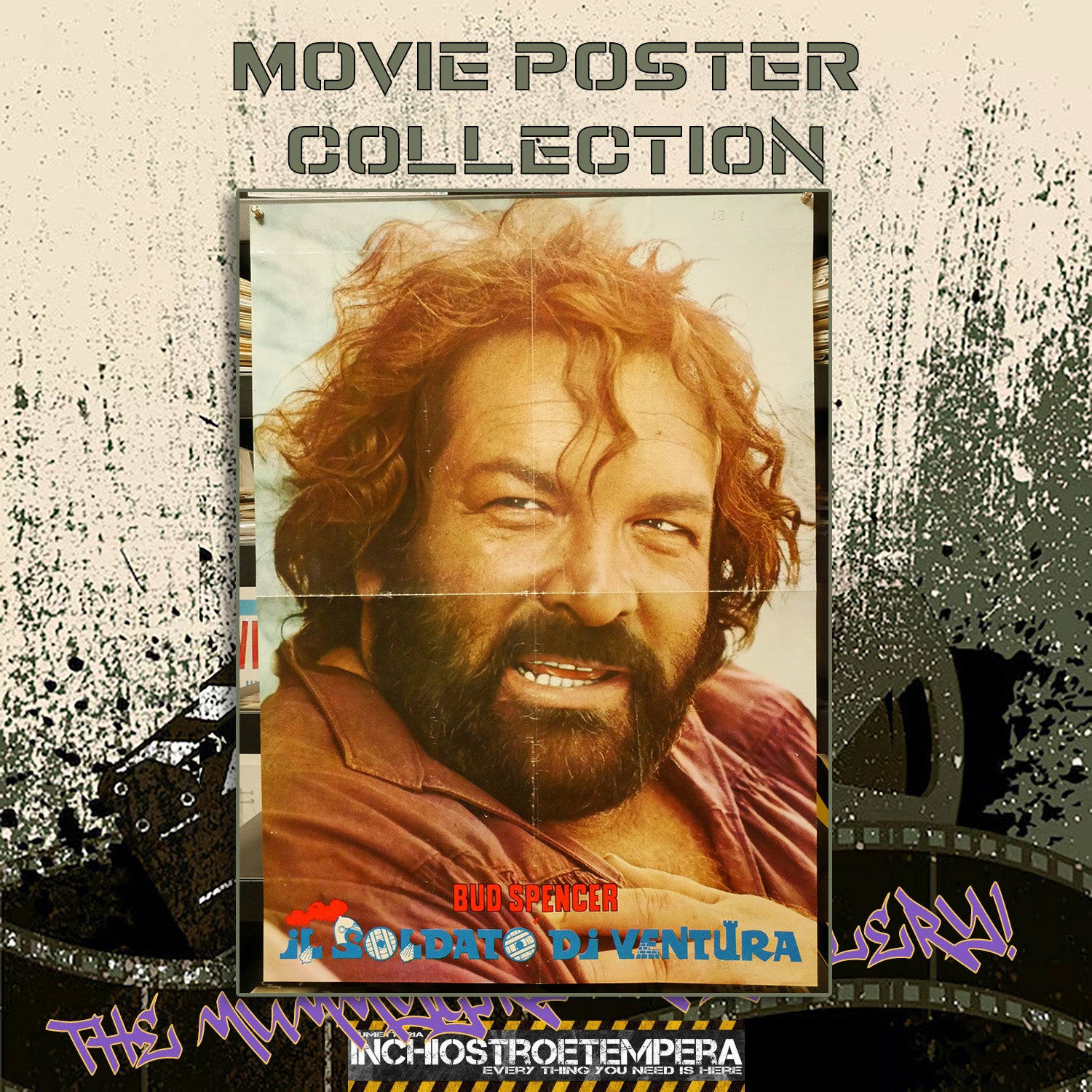 Bud Spencer: Il soldato di ventura | Soggettone Originale (100x70)