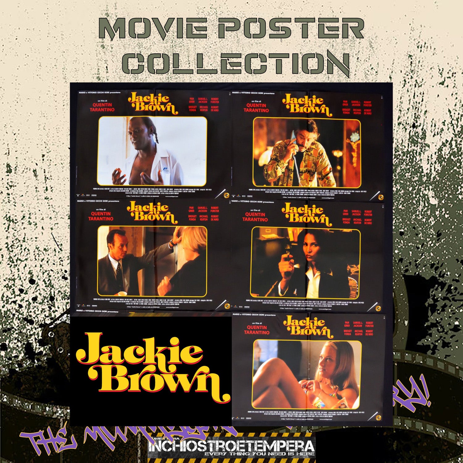Quentin Tarantino: Jackie Brown | Fotobusta Originale (set di 5)