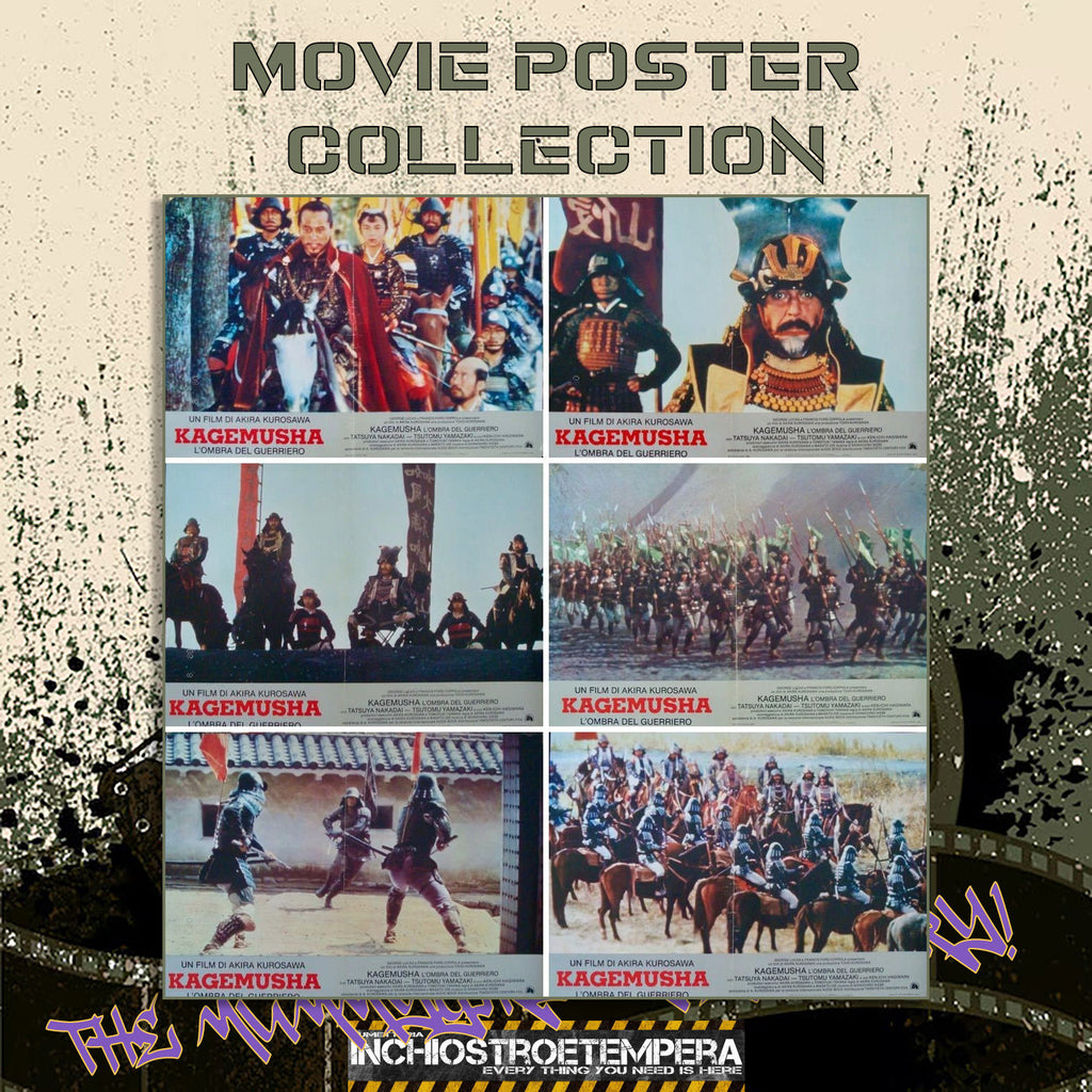 Akira Kurosawa: Kagemusha - L'ombra del guerriero | Fotobusta Originale (set completo di 12)