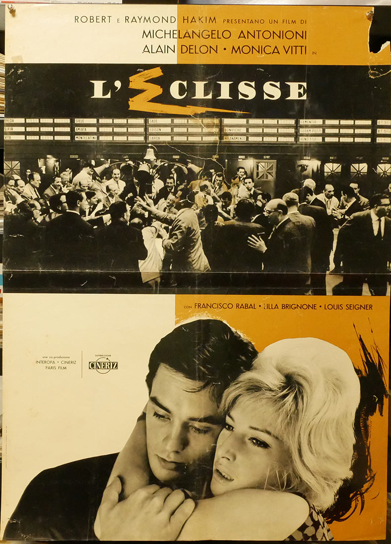 Michelangelo Antonioni: L'eclisse | Fotobusta Cinema Originale (Set di 2 + Sogg.)