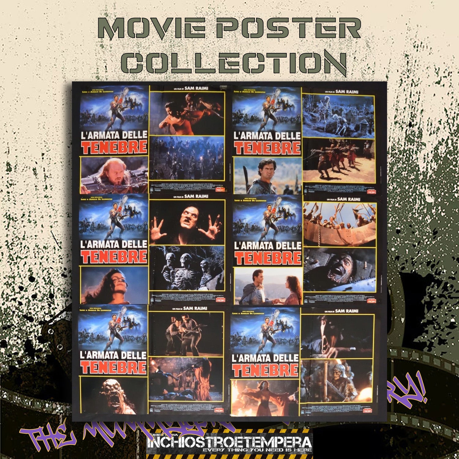 Sam Raimi: L'armata delle tenebre | Fotobusta Originale (set di 6)