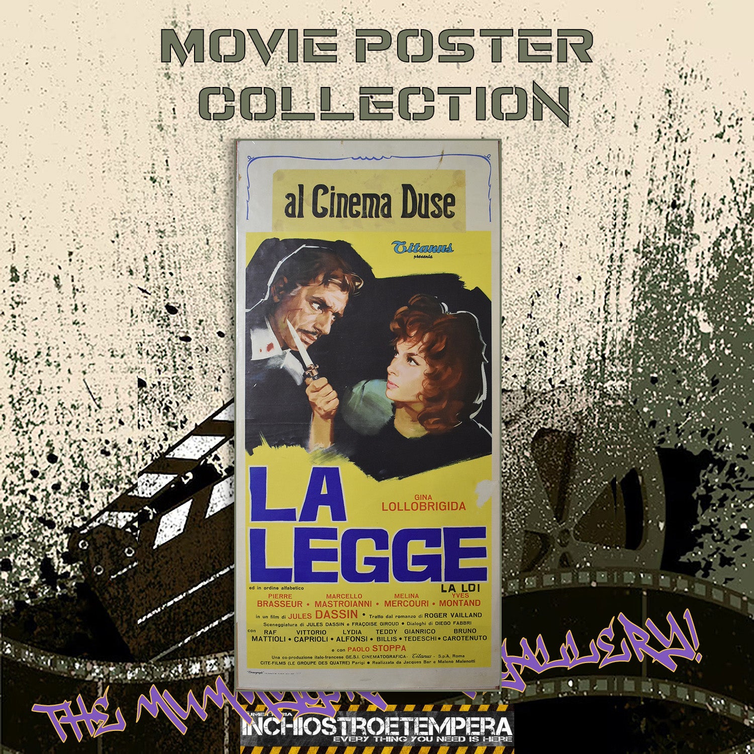 Gina Lollobrigida: La legge | Locandina Originale