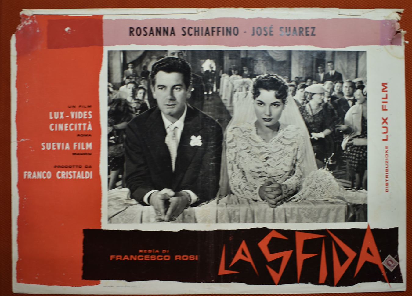 Francesco Rosi: La sfida | Fotobusta Originale (set di 3)