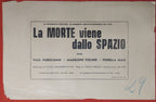 La morte viene dallo spazio | Fotobusta Originale Cinema (set di 5)