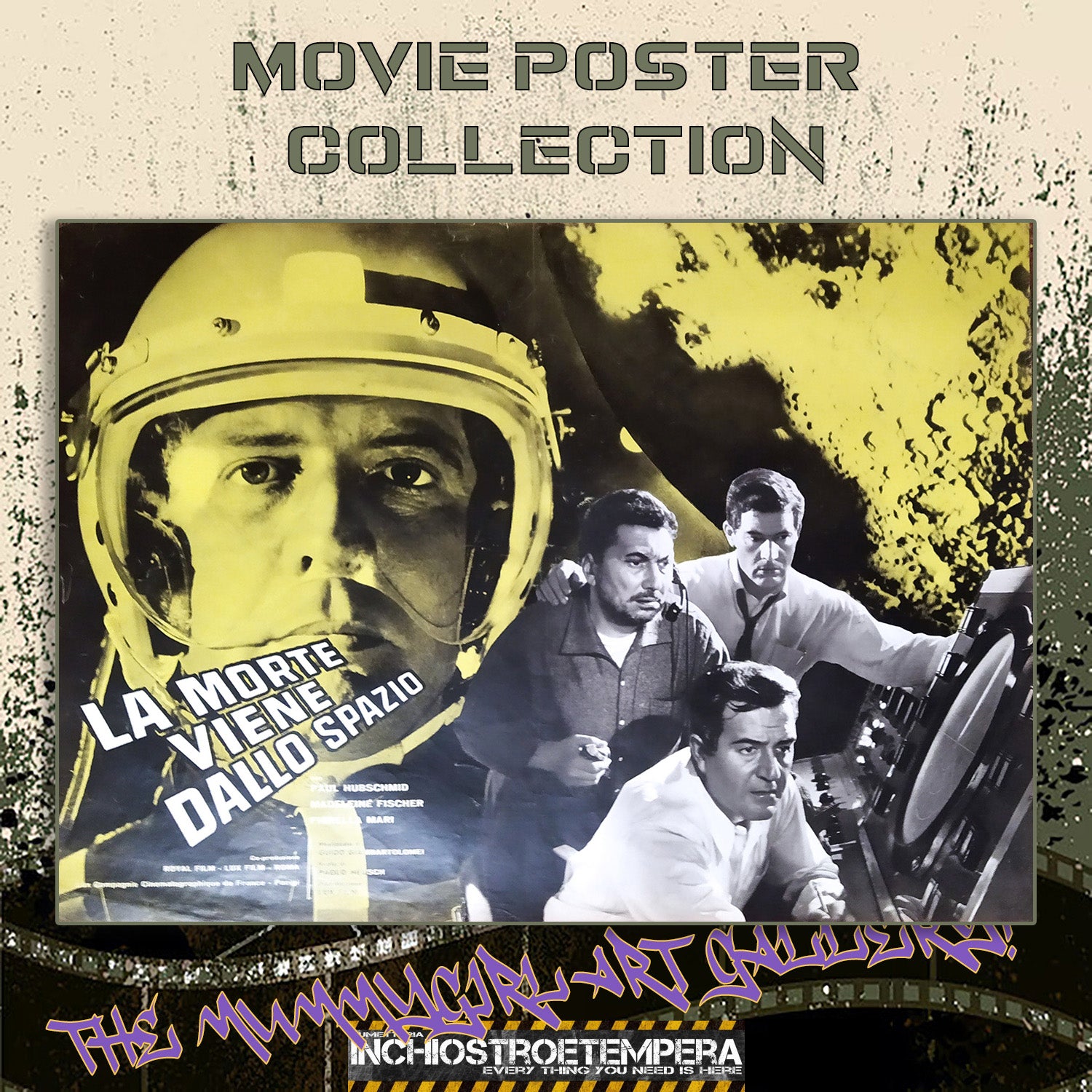 La morte viene dallo spazio | Fotobusta Originale Cinema (set di 5)