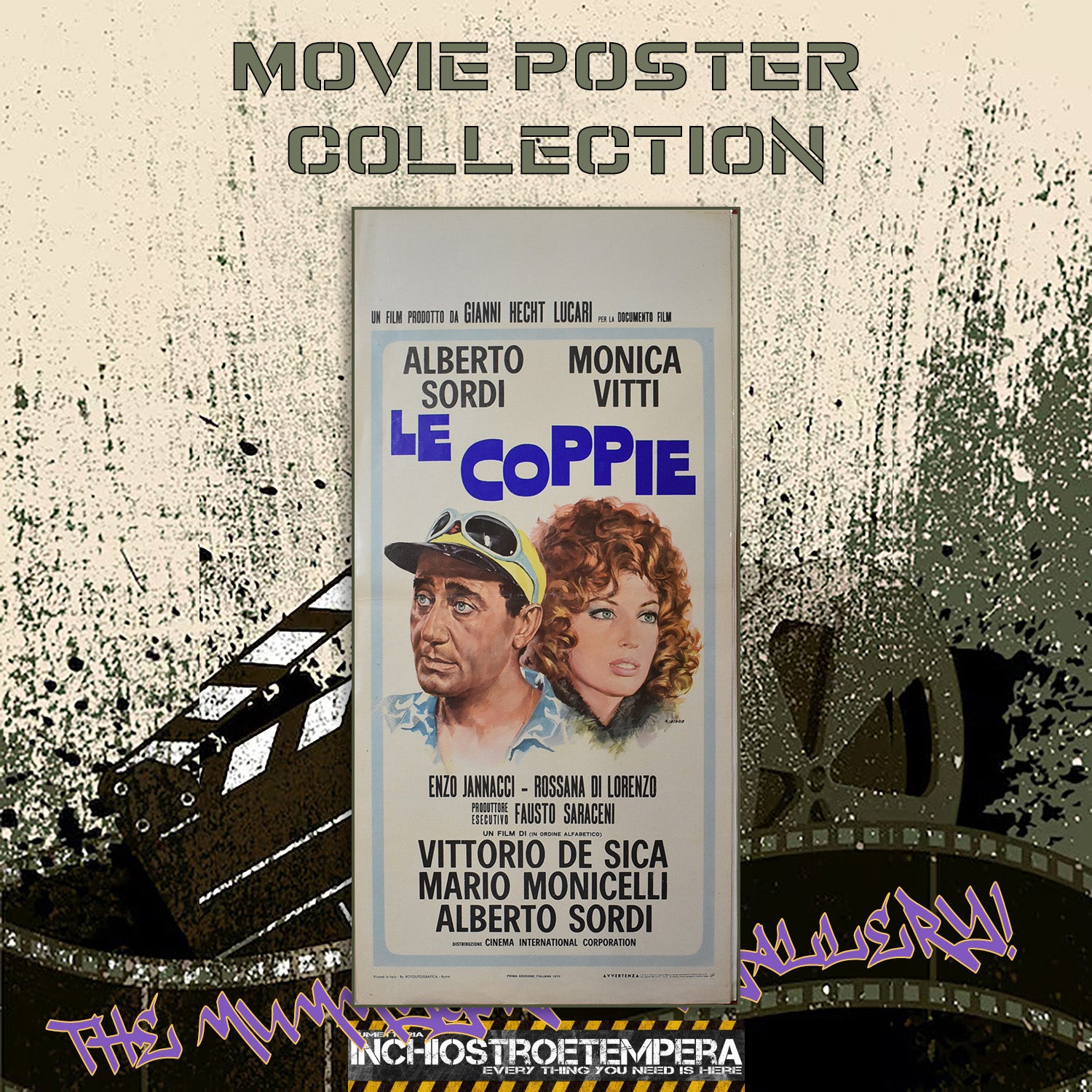 Alberto Sordi, Monica Vitti: Le coppie | Locandina Originale