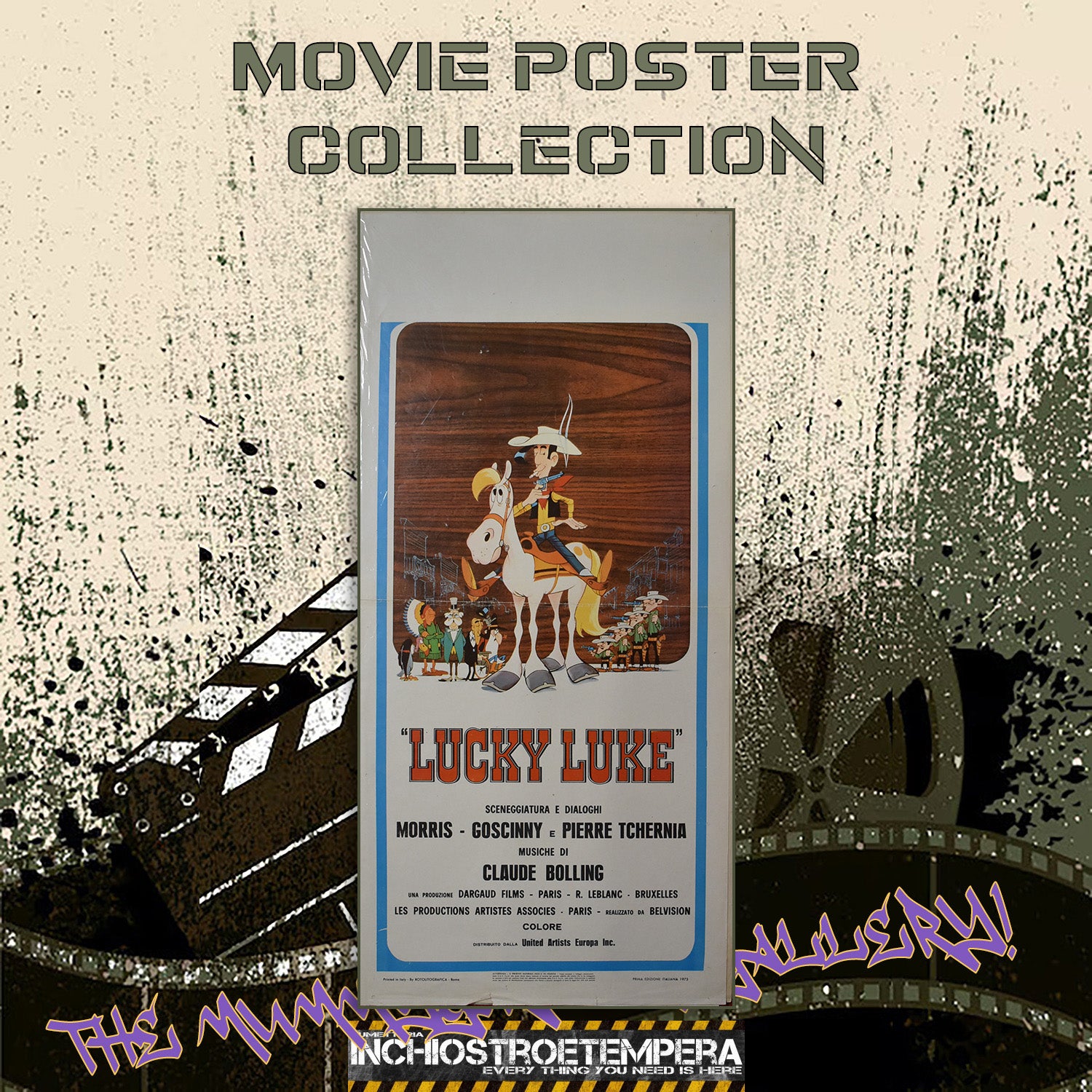 René Goscinny: Lucky Luke | Locandina Originale