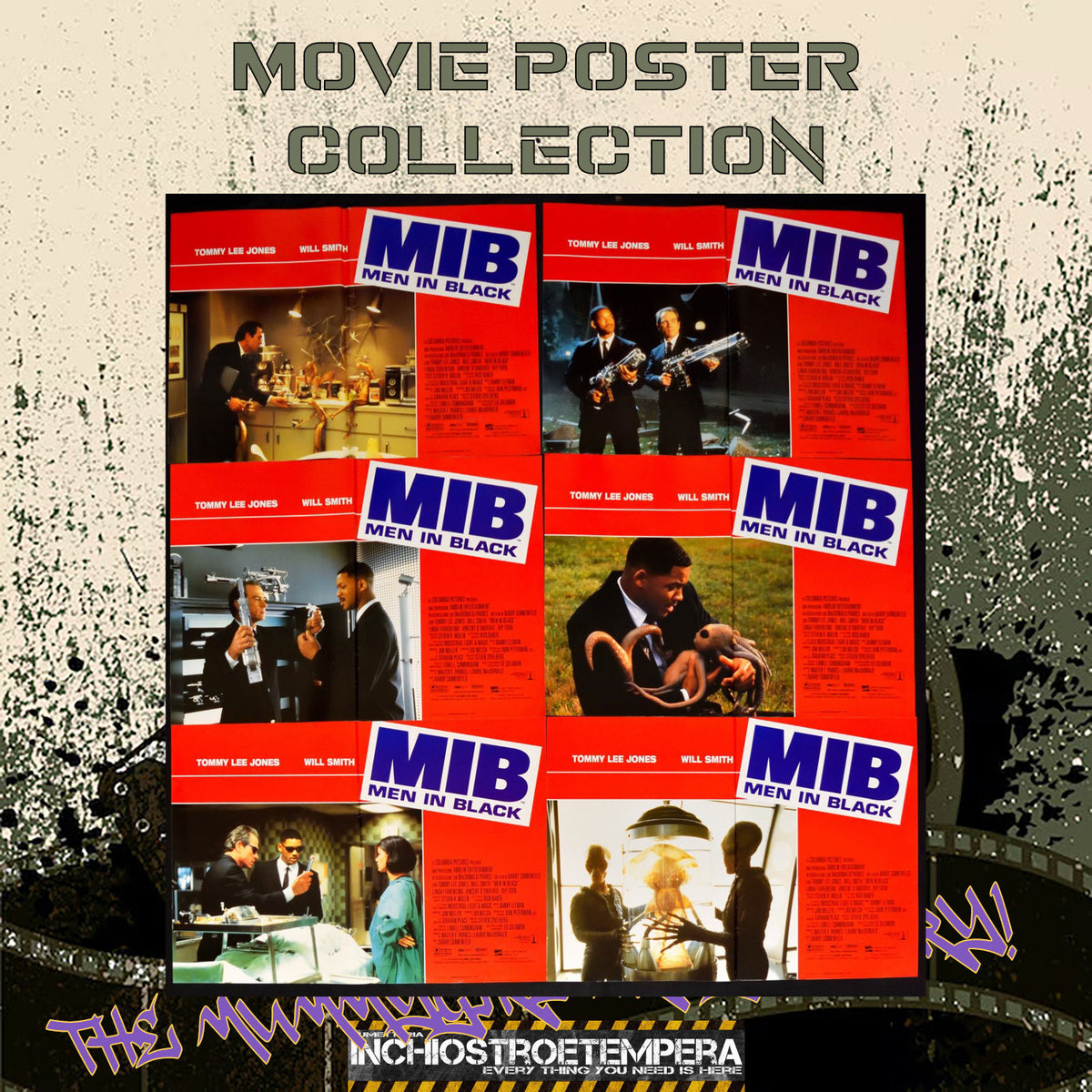 Men in Black | Fotobusta Cinema Originale (Set di 6)