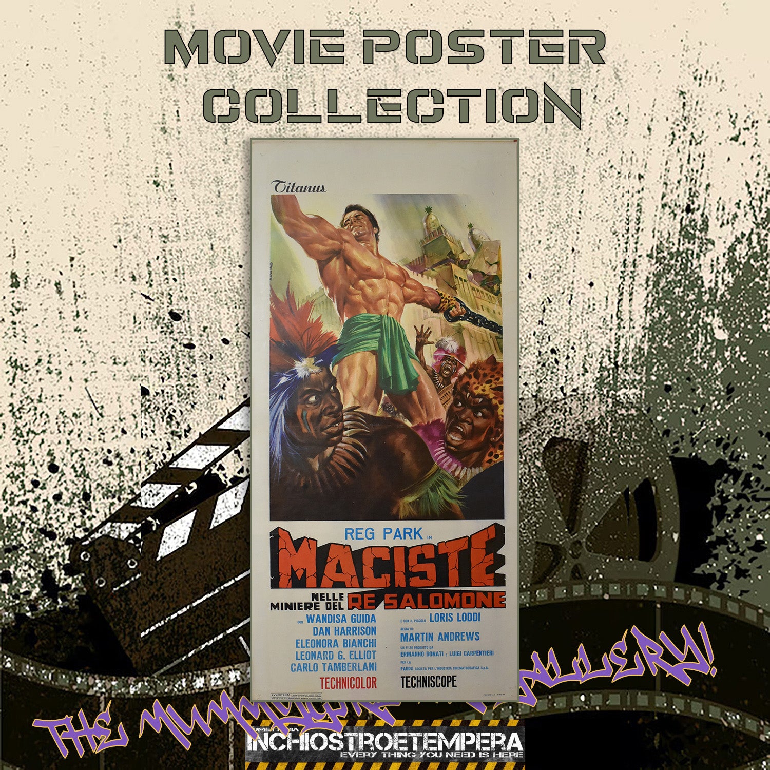 Maciste nelle miniere del re Salomone | Locandina Originale