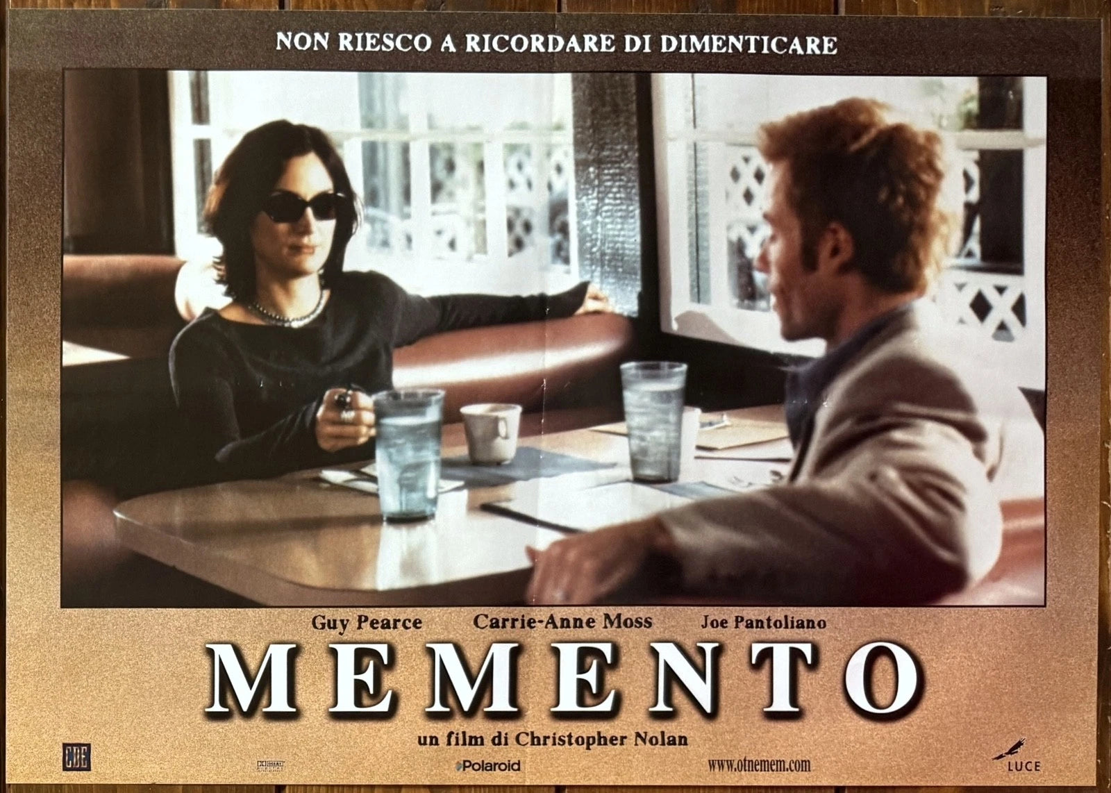 Christopher Nolan: Memento | Fotobusta Originale (set di 4)