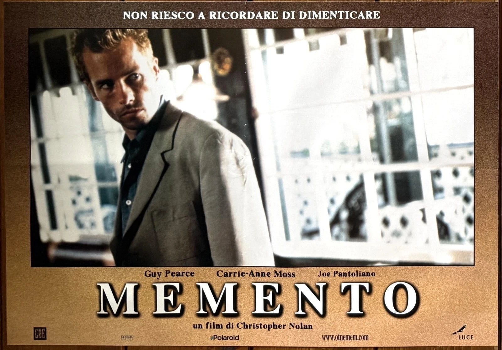 Christopher Nolan: Memento | Fotobusta Originale (set di 4)