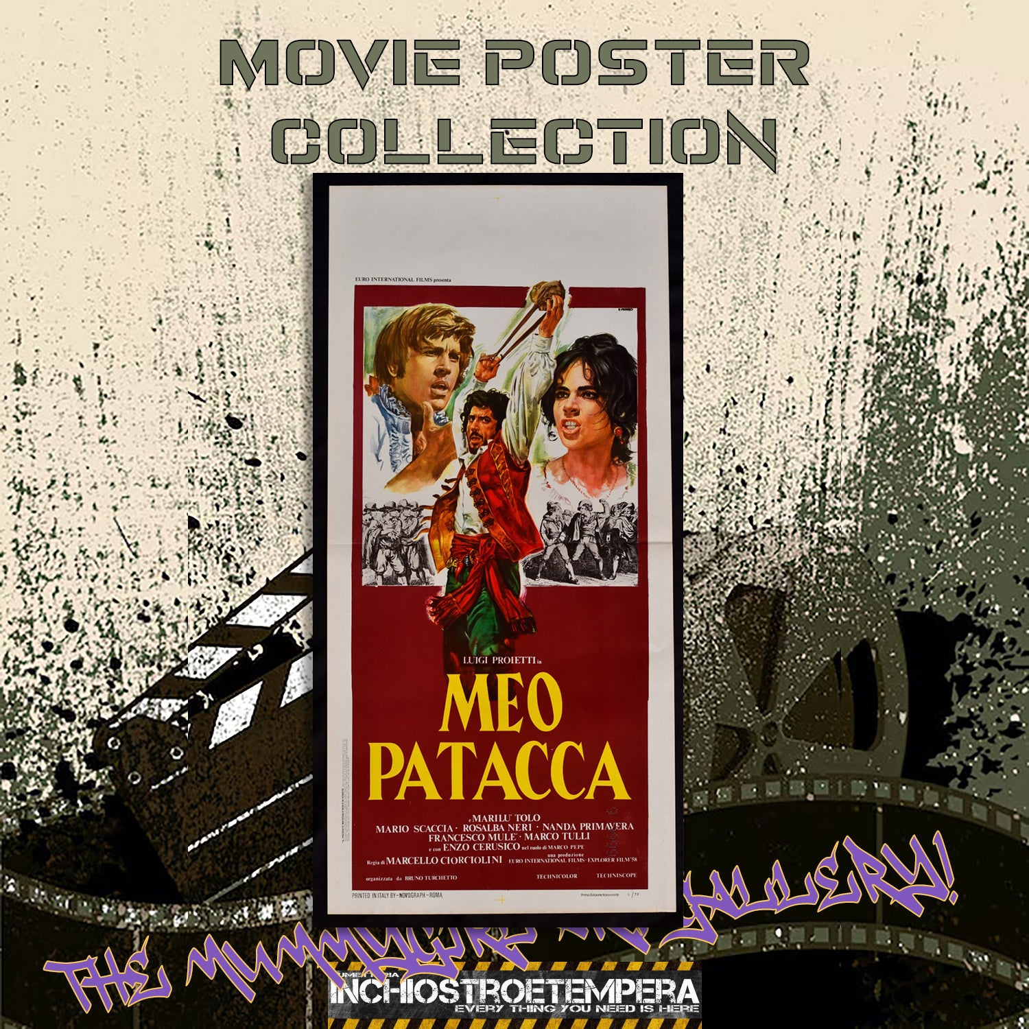 Gigi Proietti: Meo Patacca | Locandina Originale