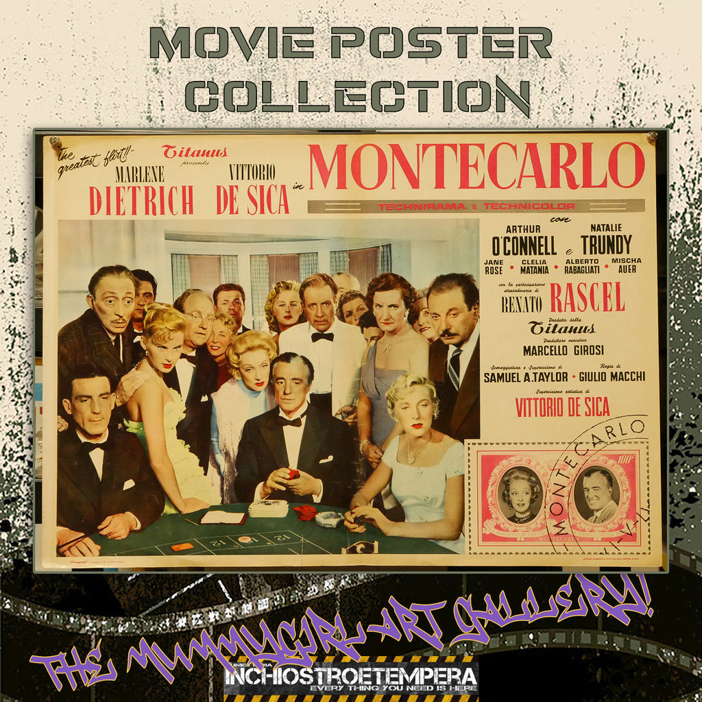 Marlene Dietrich: Montecarlo | Fotobusta Cinema Originale (Set di 2)