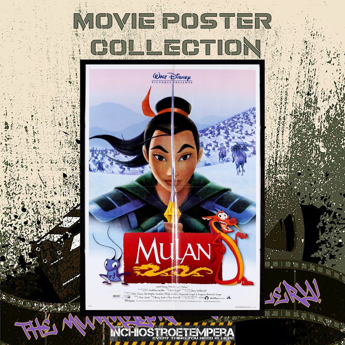 Disney: Mulan | Manifesto 2 Fogli Originale