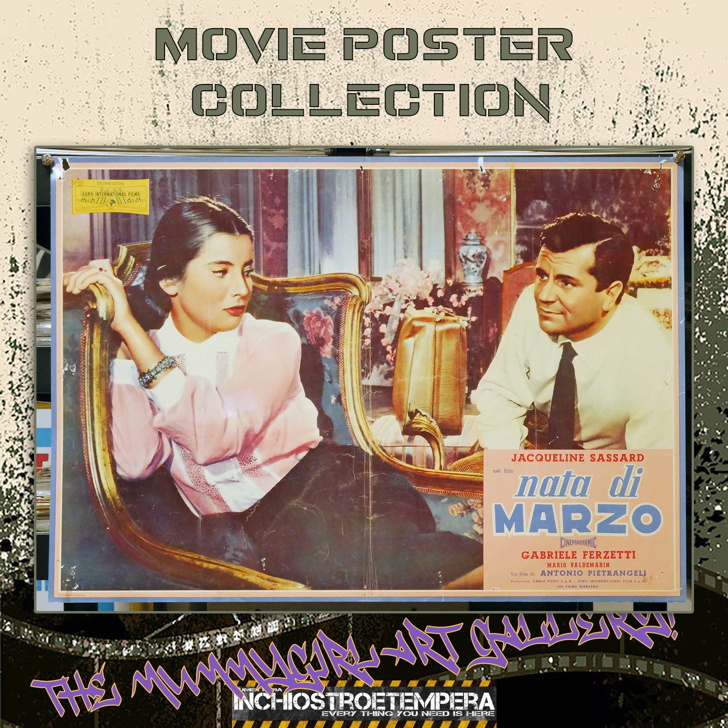 Nata di marzo | Fotobusta Cinema Originale (Set di 3)